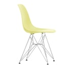 Vitra - Eames RE Plastic Chair DSR 92 Citron, Chrome - Spisestoler - Charles & Ray Eames - Gul - Metall/Plast