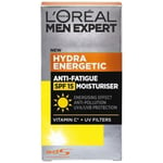 3 x L'oreal Men Expert Hydra Energetic Anti-Fatigue SPF15 Moisturiser 50ml