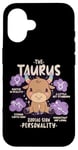 iPhone 16 The Taurus Zodiac Sign Personality Case