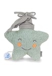 Sterntaler Peluche Musicale, Étoile Câline, Mécanisme Musical Interchangeable, Taille : L, Vert Clair