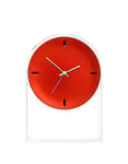Kartell Air du Temps, Horloge Murale, Cristal Rouge