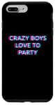 Coque pour iPhone 7 Plus/8 Plus Crazy Boys Love To Party Rave Club Festival Raver Boy