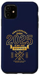 iPhone 11 2025 45 Year Old Squared Born in 1980 Clever Birthday Gift Case