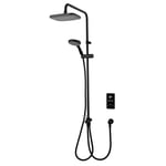 Triton ENVI® | Thermostatic Electric Shower | 10.5 kW | DuElec | Smart Shower | Digital Shower | with Showerhead & Anti Twist Hose | Black | Rainfall Showerhead