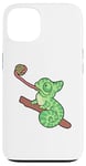 Coque pour iPhone 13 caméléon enfant reptile amphibien zoo enfant