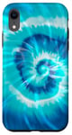 Coque pour iPhone XR Bleu abstrait