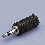 Adaptateur avec fiche jack 3,5mm mono male et fiche jack 3,5mm st�r�o femelle