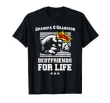 Grandpa Grandson Friends Fist Bump Pop pop Grandad Pops T-Shirt