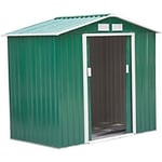 Outsunny Garden Shed Storage Outdoors Water proof Green 1270 mm x 2130 mm x 1850 mm