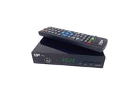 Décodeur e-ETIMO Récepteur-enregistreur TNT Full HD (RJ45) | Fonction Enregistrement | USB | DVB-T2 |H.265 HEVC | Dolby Digital +