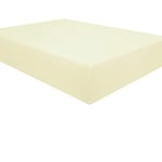 NTBAY Drap-Housse 100% Microfibre brossée pour lit Simple, 1800, Super Doux et Confortable, Infroissable, résistant à la décoloration et aux Taches avec Poche Profonde de 30 cm de Profondeur, Ivoire