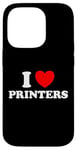 iPhone 14 Pro I Love Printers Funny Computer Cartridge Ink Paper Print Fan Case