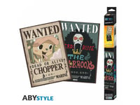 Set de 2 Posters - One Piece - Wanted Brook &amp; Chopper - 52 x 35 cm - ABYstyl