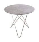 Dining O Table - Grey Italian/Stainless Steel