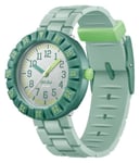 Flik Flak FCSP129 GREENOLOGY (36.7mm) Silver Dial / Green Watch