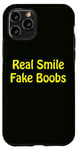 Coque pour iPhone 11 Pro Real Smile. Faux Seins