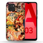 Cokitec Coque pour Samsung Galaxy A03 Manga One Piece Nakama Multicolore