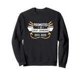 2025 Promoted to Great Grandma Soon to Be Great Grandmother Sweatshirt