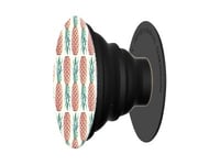 Popsockets - Flerfunktionshållare För Mobiltelefon - Pineapple Pattern - Sort (Harmonika), Sort (Platform)