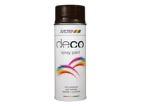 MOTIP Deco Spray Paint High Gloss RAL 8017 Chocolate Brown 400ml