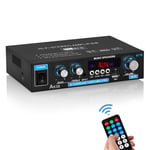 AK35 Bluetooth Power Amplifier for Car/Marine Speaker Home Amp FM Radio USB Play