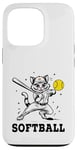 Coque pour iPhone 13 Pro Attrape-balle molle pour chat