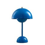 Mushroom bordslampa metall bordslampa USB kontakt - Perfet blue