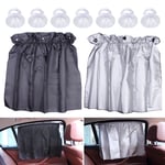 Shade Sun Block Curtains Rear Side Window Curtain Suction Cup & Storage Bag