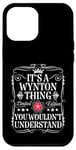 Coque pour iPhone 12 Pro Max Le nom de Wynton, c'est un truc que tu ne comprendrais pas