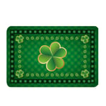 jieGorge St. Patrick's Day Welcome Doormats Home Carpets Decor Carpet Living Room Carpet, Home Decor for Easter Day (E)