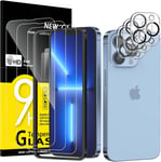 Kit De 6,3 X Verre Trempe Pour Iphone 13 Pro(6,1 Pouces)Et 3 X Protection Camera Arriere-Kit Outil D'installation Facile-Anti Rayures-Ultra Resistant-Hd Transparent