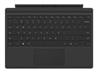 Microsoft Surface Pro Type Cover (M1725) - Clavier - avec trackpad, accéléromètre - R.-U. - noir - démo, commercial - pour Surface Pro (Mi-2017), Pro 3, Pro 4