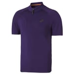 Asics Motion Dry Fujitrail Mens Purple Polo Shirt - Size X-Large