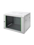 DIGITUS DN-19 09-U-EC - 9U - Wall Mounted Rack Cabinet