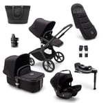 bugaboo Kombivagn Fox 5 Startpaket Black / Mid night Black