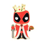 Funko Funko Pop! Enamel Pins: Deadpool - King Deadpool - Cute Collectable Novelty Brooch - for Backpacks & Bags - Gift Idea - Official Merchandise - Comic Books Fans