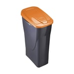 Papirkurv Sort/Orange polypropylen (15 L)