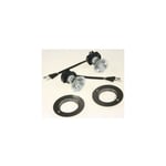 Kit 2 lampes halogene 50W 230V avec douilles hotte Roblin 6401022 Roblin