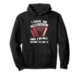 I Have An Accordion And I'm Not Afraid To Use It Pullover Hoodie