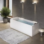 Novellini Calos 2.0 Badekar med panel 160x70 cm, u/armatur, m/frontpanel - C2216070C-U1N