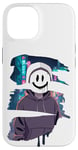 Coque pour iPhone 14 Anime Urban Futurist Drip