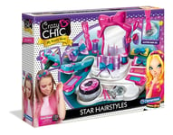 Clementoni Crazy Chic Star Hairstyle, Children''s Hair Ornament Set, 6 År, Multifärg