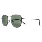 Ray-Ban Square Unisex Black G-15 Green RB3857 Frank material_metal1 - One Size