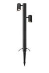 Garden24 Pollare Cylinder 12,5W 3000K 80cm Svart IP44