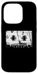 Coque pour iPhone 14 Pro Tenue de fête des années 90 cassette rétro fête des pères