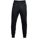 Under Armour Stretch Waist Bottoms Black Mens Swacket Track Pants 1306457 001 - Size Small