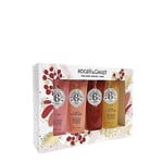 ROGER & GALLET Shower Gel Gift Set Rose Fleur de Figuier Bois d'Orange Gingem...