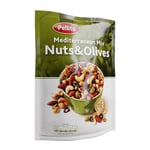 Pellito, Mediterranean Mix, Nuts & Olives, Nuts 90 Percent Peanuts Cashews Almonds, Olives 7 Percent with Herbs, 631 kcal with 13g Protein & 12g Fibre per 100g, Tasty & Healthy On-The-Go Snacks, 125g