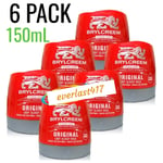 Brylcreem Original Light Glossy Hold Hair Styling Cream 150ml,With Protein,6PACK