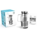 Cookut - Carafe filtrante en verre 1,2 l